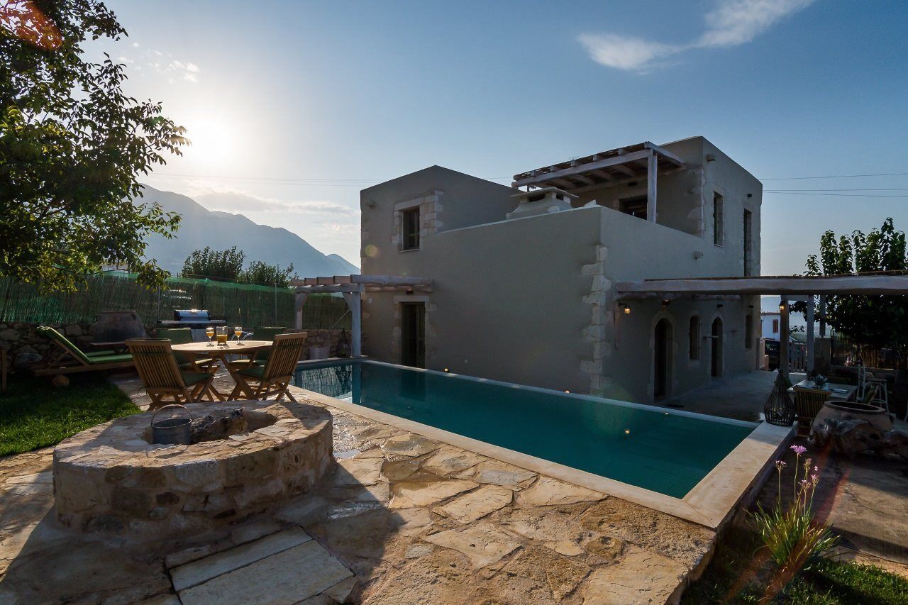 Traditional Stonebuilt Villa Leonanto, Only 5 Km From A Sandy Beach Κάστελλος Εξωτερικό φωτογραφία
